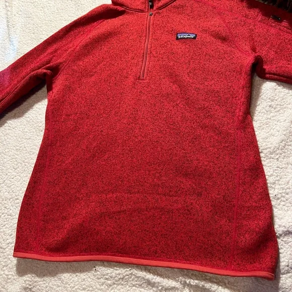Patagonia 1/4 zip Better Sweater in Red - Picture 7 of 12